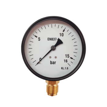 Manómetro 100mm Vertical 1/2 JENDER